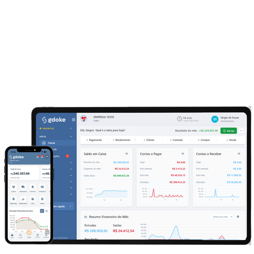 Trisko — painel financeiro